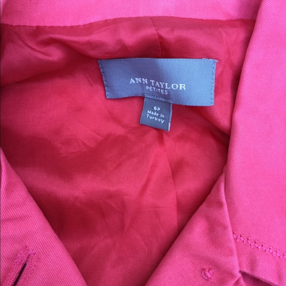🔥Ann Taylor 6P Pink/Coral Lightweight Jacket 🔥 - Picture 8 of 8